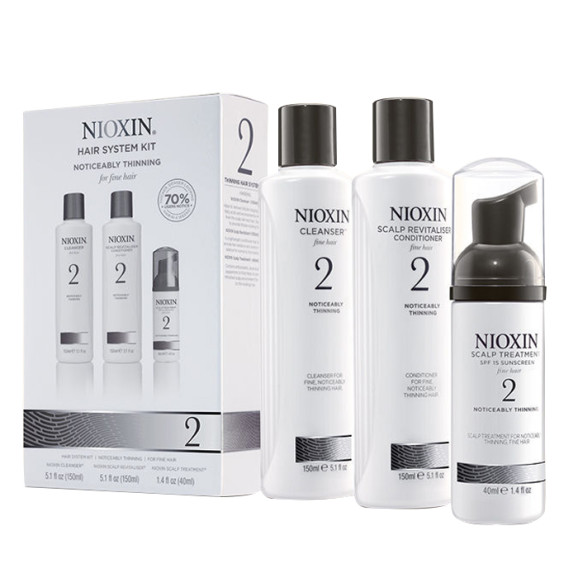 Kit Nioxin Para Cabelo Fino 2 (3 Produtos)