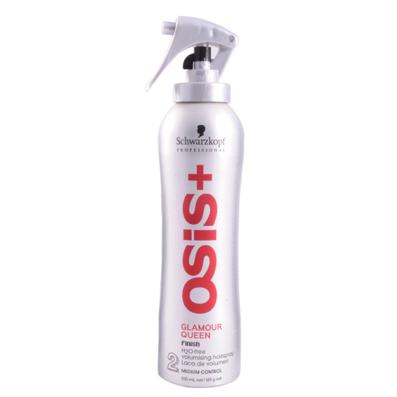 Schwarzkopf Osis+ Glamour Queen Finish Hair Spray para Volume e Finalização - Sem Água 250ml 
