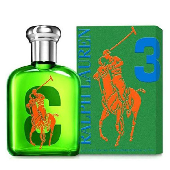 Perfume Polo Big Pony Green 3 EDT Masculino - Ralph Lauren - 75ml