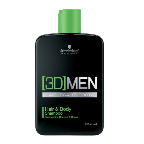 Schwarzkopf 3dmension Hair & Body Shampoo - 250ml