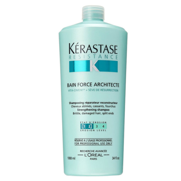Kérastase Resistance Bain Force Architecte 1-2-3-4 - Shampoo 1000ml 