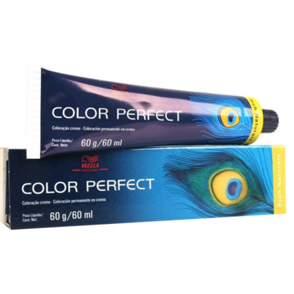 Tintura Wella Professionals Color Perfect - 60ml-66.71 - Louro Escuro Intenso Marrom Acinzentado